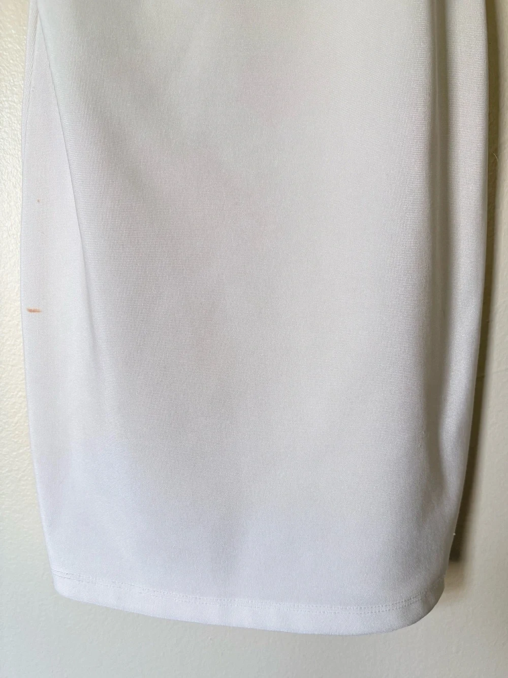 Monaco White V-Neck Sheath Dress Size Large - Picture 4 of 8